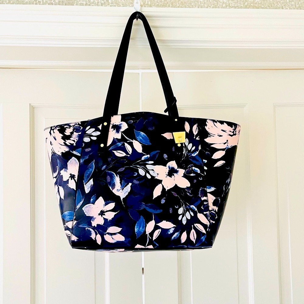 Ivanka Trump black floral Soho Tote